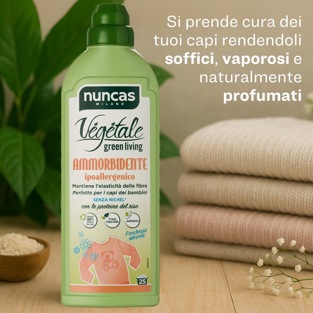 Nuncas Wegetale środek zmiękczający do prania - 750 ml