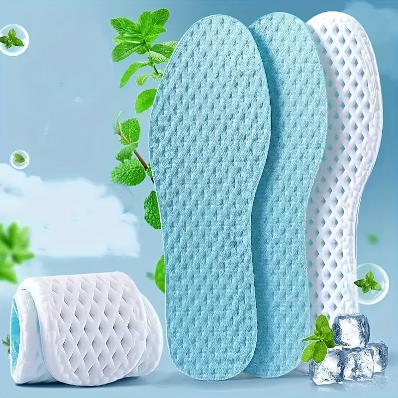 3 pares plantillas frescas con ventilación, talla 45-46 miniatura 1
