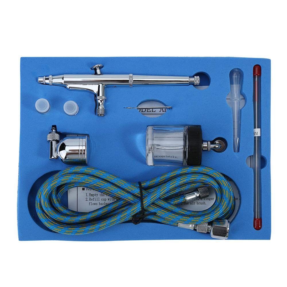 Airbrushing System Kit, Airbrush Gun Dual Action Gravity Feed Airbrush