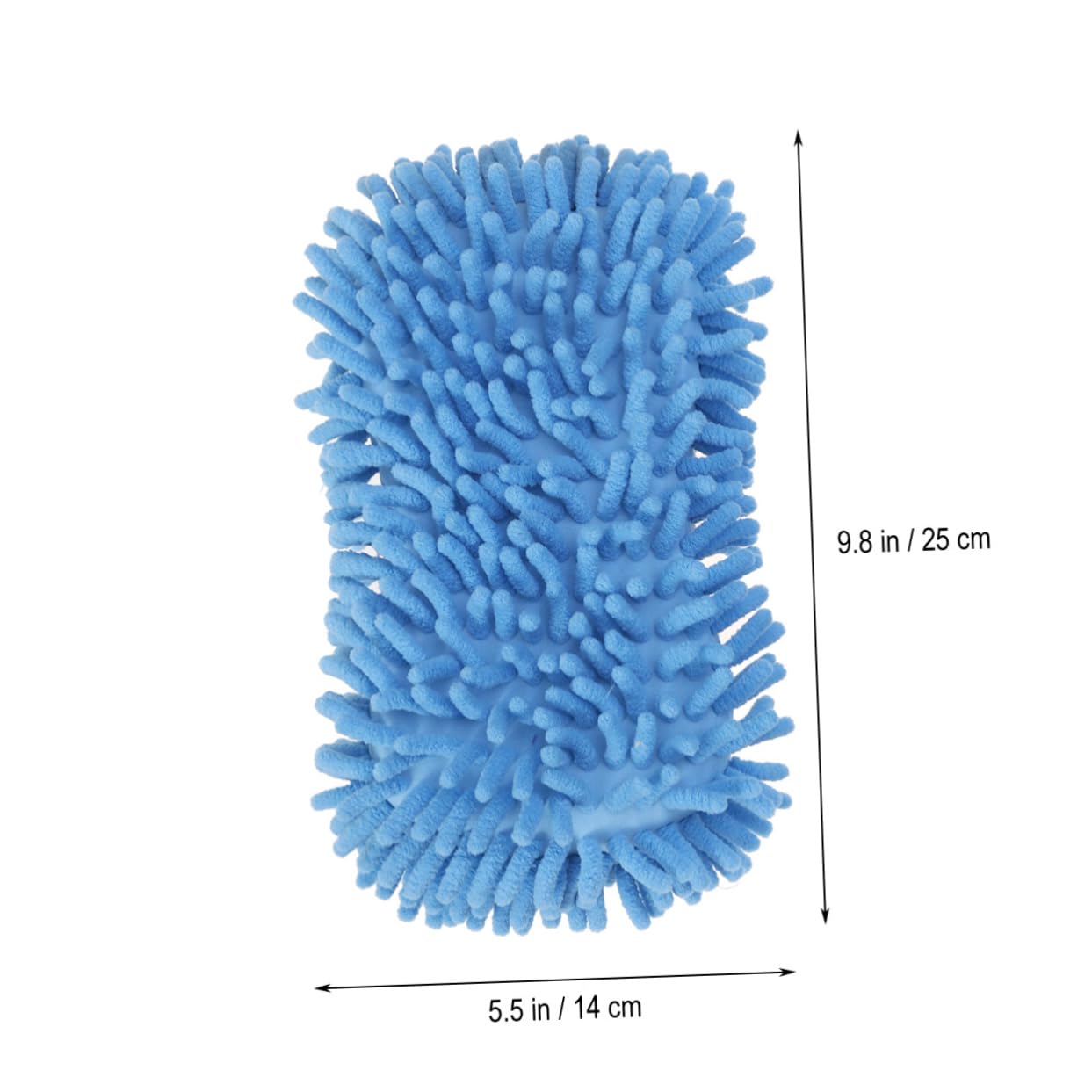 Mipcase 6 Piezas Guantes de Lavado para Coche de Microfibra Ultrasuave Absorbentes y Delicados para Limpiar Tapicería y Carrocería Unidades Azul Multifuncional Vehículos y Hogar