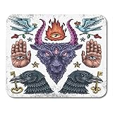 Weiche Materialien für Handgelenke und Hände, glatte Oberfläche, rutschfeste Gummi-Unterseite halten den Desktop fest.