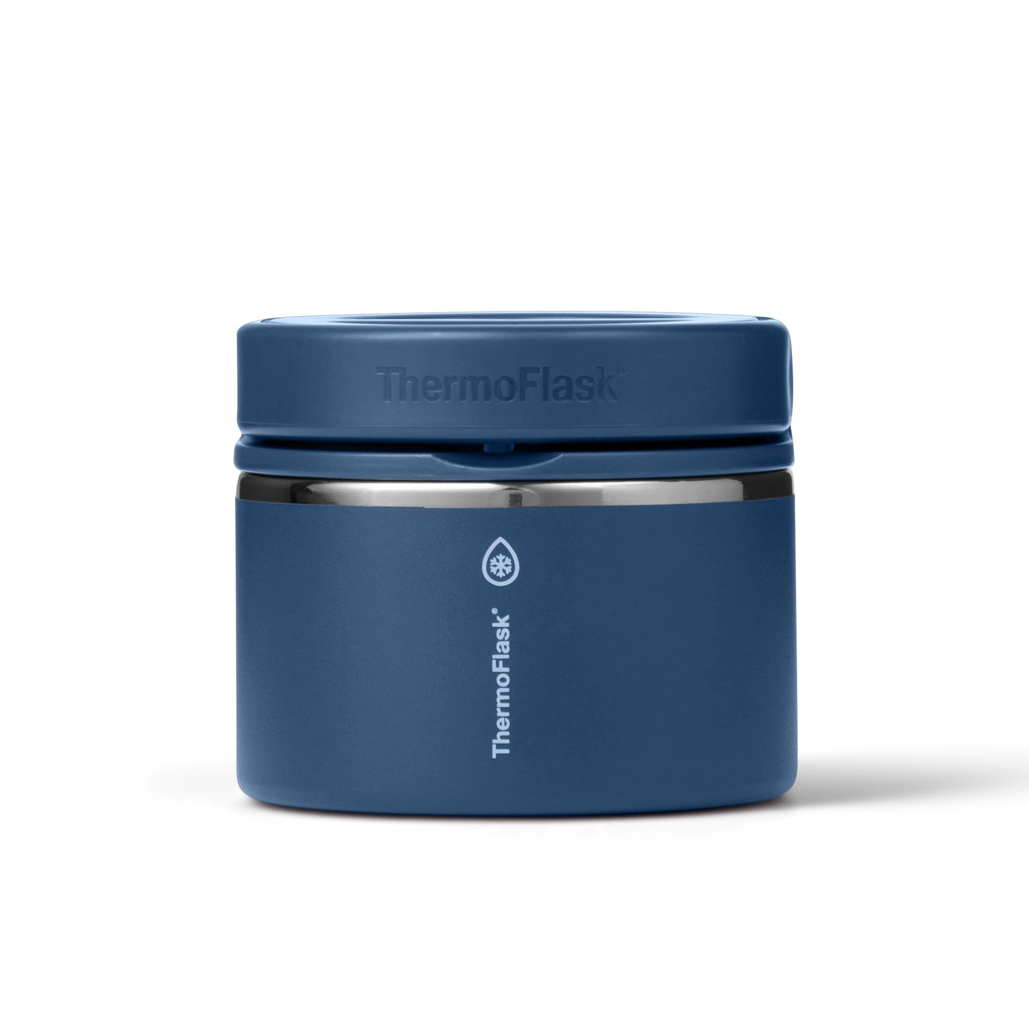 Insulated Food Jar with Leakproof Lid (12 oz, Navy) - Stainless Steel Food Containers for Hot & Cold Meals, Lunch, Soup & Snacks