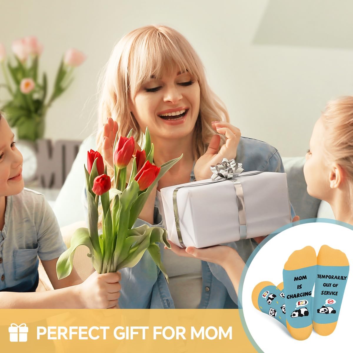 Funny Socks for Mother Women - Novelty Mothers Day Birthday Gifts for Mom - Crazy Silly Sock Christmas Stocking - Image 7