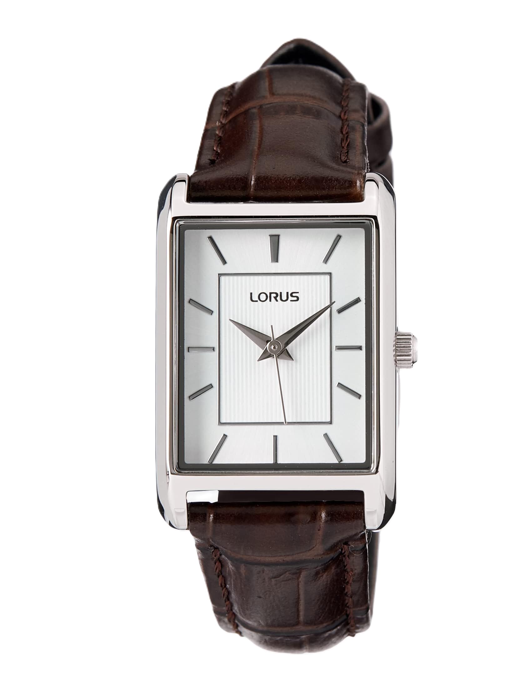 Lorus Damen Analog Quarz Uhr mit Leder Armband RG289VX9