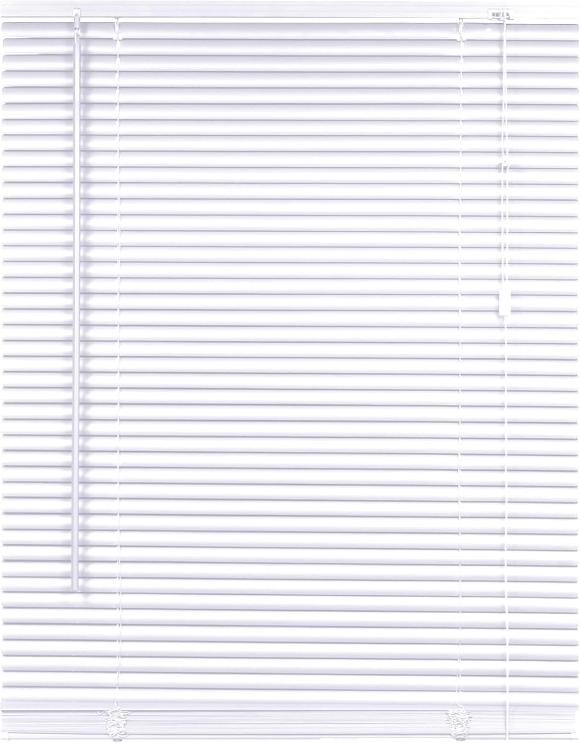 REHAN & CO Custom Made to Measure PVC Venetian Blinds 25mm Thin Slats Shutter Blinds Window Treatments Child Safe Home Office Windows Blind (White, 105W x 213H cm)