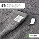 NatureMark 8er Spar-Pack Frottier Handtücher, Handtuch-Set, 50 x 100 cm, Anthrazit grau, 100% Baumwolle