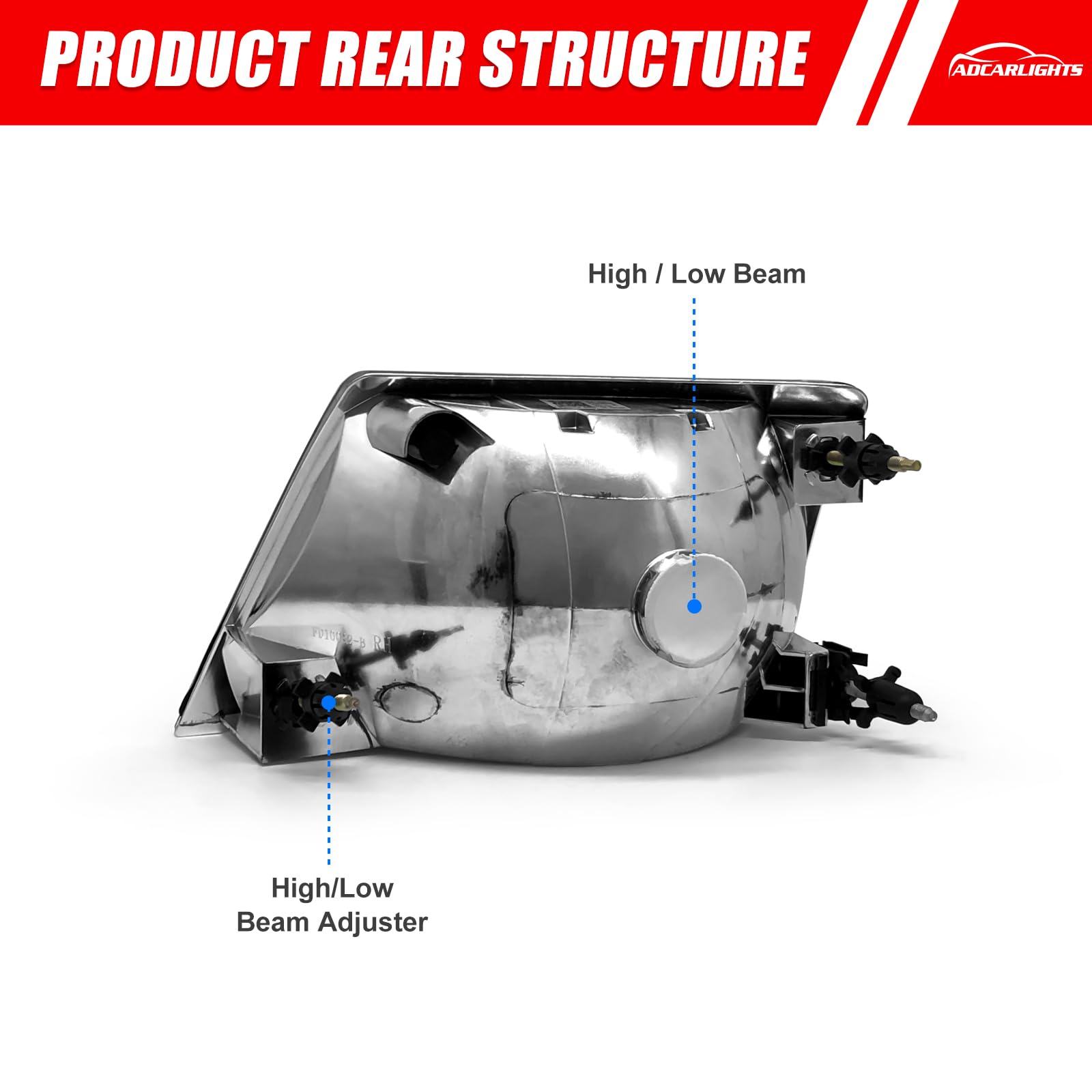 Amazon.com: ADCARLIGHTS Headlight Compatible with Ford