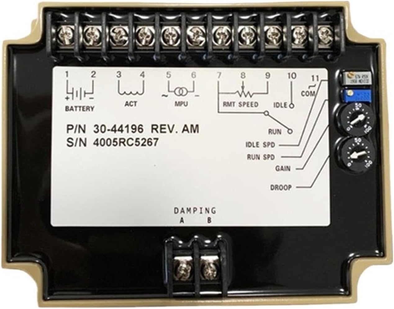 1pcs 3044196 Alternator Governor Control Unit Generator Engine Set Speed Controller Panel