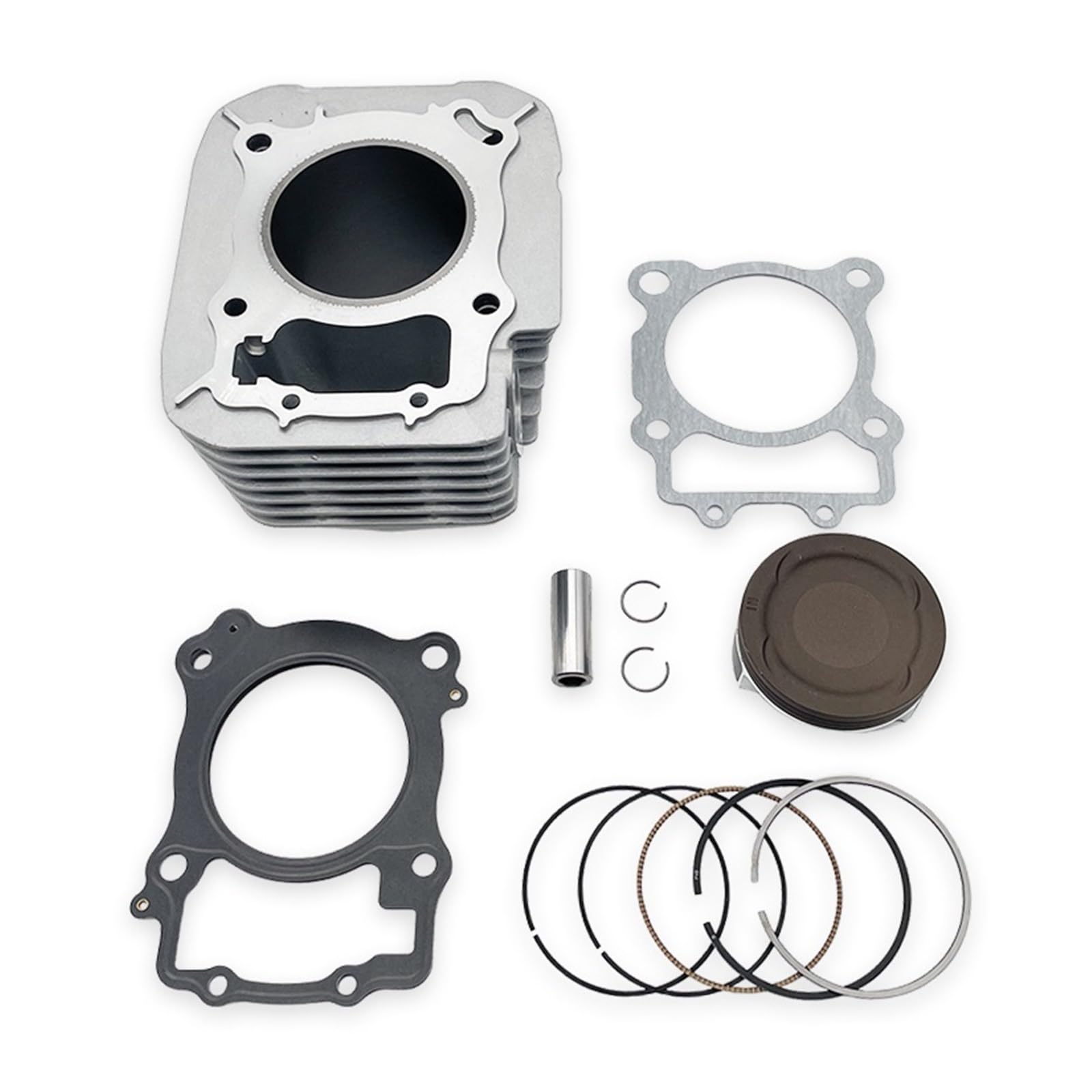 Kit cilindro moto adatto per KEWS K23 adatto per parti del motore S7 YB300H anelli di tenuta del pistone del blocco da 76 mm Kit di modifica cilindro moto(Complete Set)
