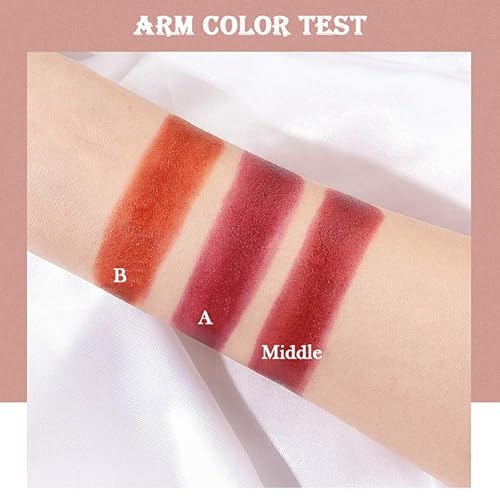 Miniatura 4 de Ofanyia 3 colores en 1 lápiz labial que cambia de color negro lápiz labial impermeable taza antiadherente hidratante labios maquillaje brillante