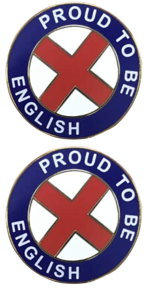 England Flag Enamel Pin Badge - Made In UK, Birmingham- High Quality Badge | UK