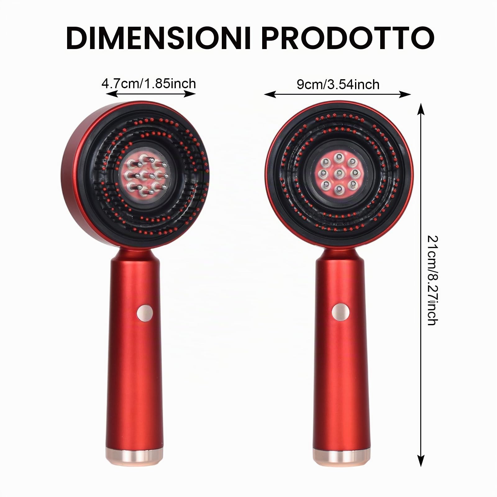Colexy 3-in-1 Massaggiatore del Cuoio Capelluto con Applicatore di Olio, Spazzola per Massaggio per Cuoio Capelluto, Impermeabile IPX7 Massaggiatore per La Testa Elettrica Tutto, Sollievo dallo Stress