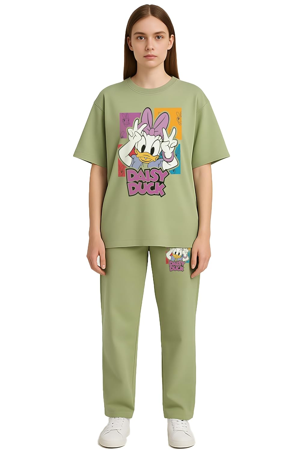 My Swag Women’s Co-ord | Oversized T-Shirt and Trouser Nightwear | Comfortable Cotton Loungewear & Sleepwear Set
