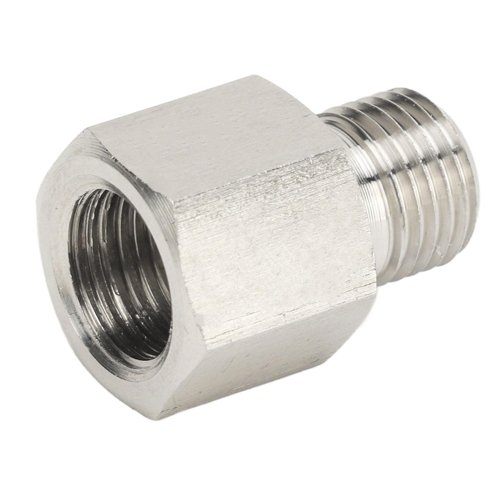 Adattatore Mittente Manometro in Acciaio Inossidabile, Adattatore da 1/8 Pollici NPT Femmina a M10x1,0 Maschio con Guarnizione, Tenuta Affidabile a Tenuta Stagna
