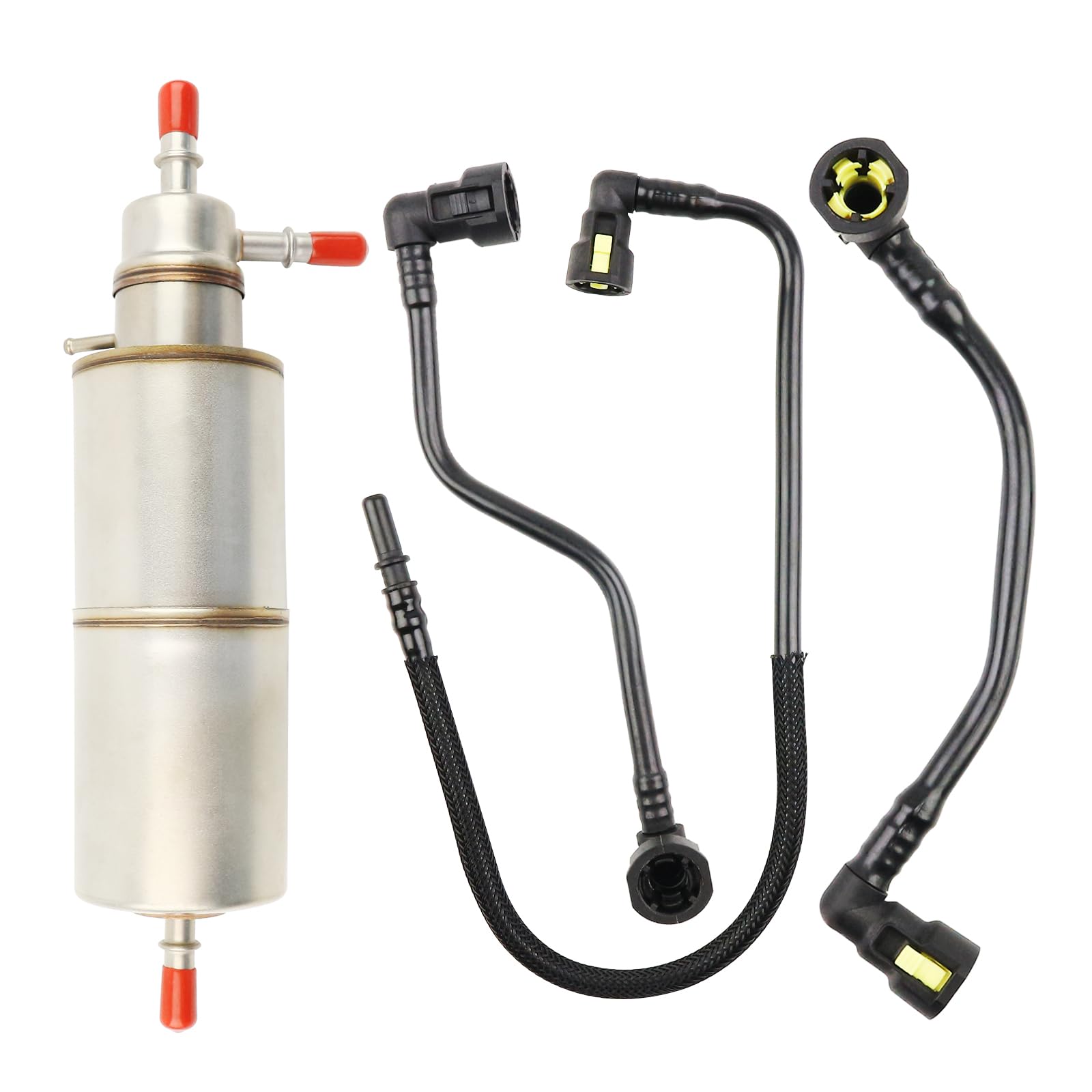 3PCS Fuel Line Hose and Fuel Filter Kit Compatible with Mercedes-Benz ML320 ML350 ML430 ML500 ML55 AMG 1998 1999 2000 2001 2002 2003 Replace