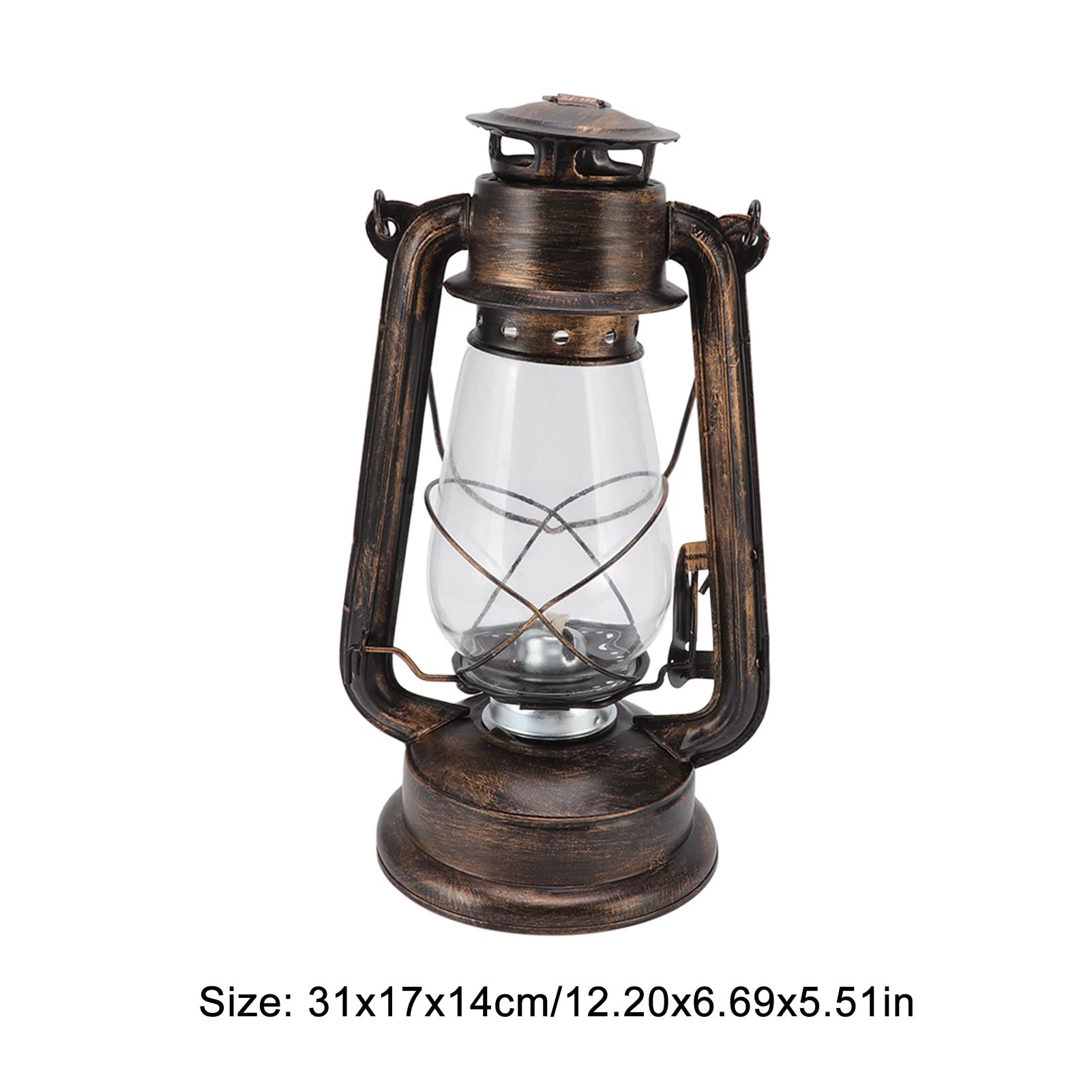 Lanterne Tempête Optimus 1200 M – Pétrole, Laiton Doré – Suède, Ancienne