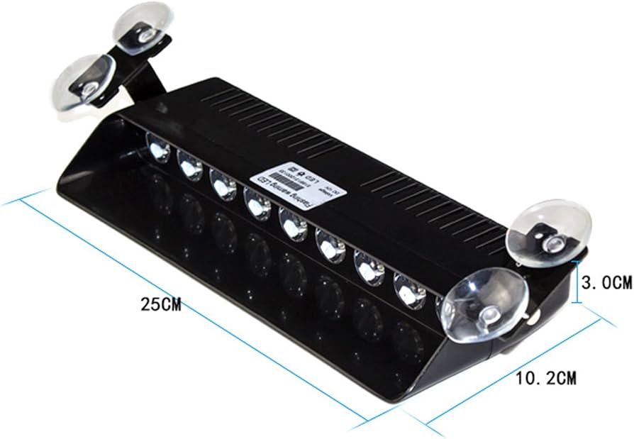 Amazon | Ranzek 9 LED フロントライト 警告灯 9W 12V ダッシュボード