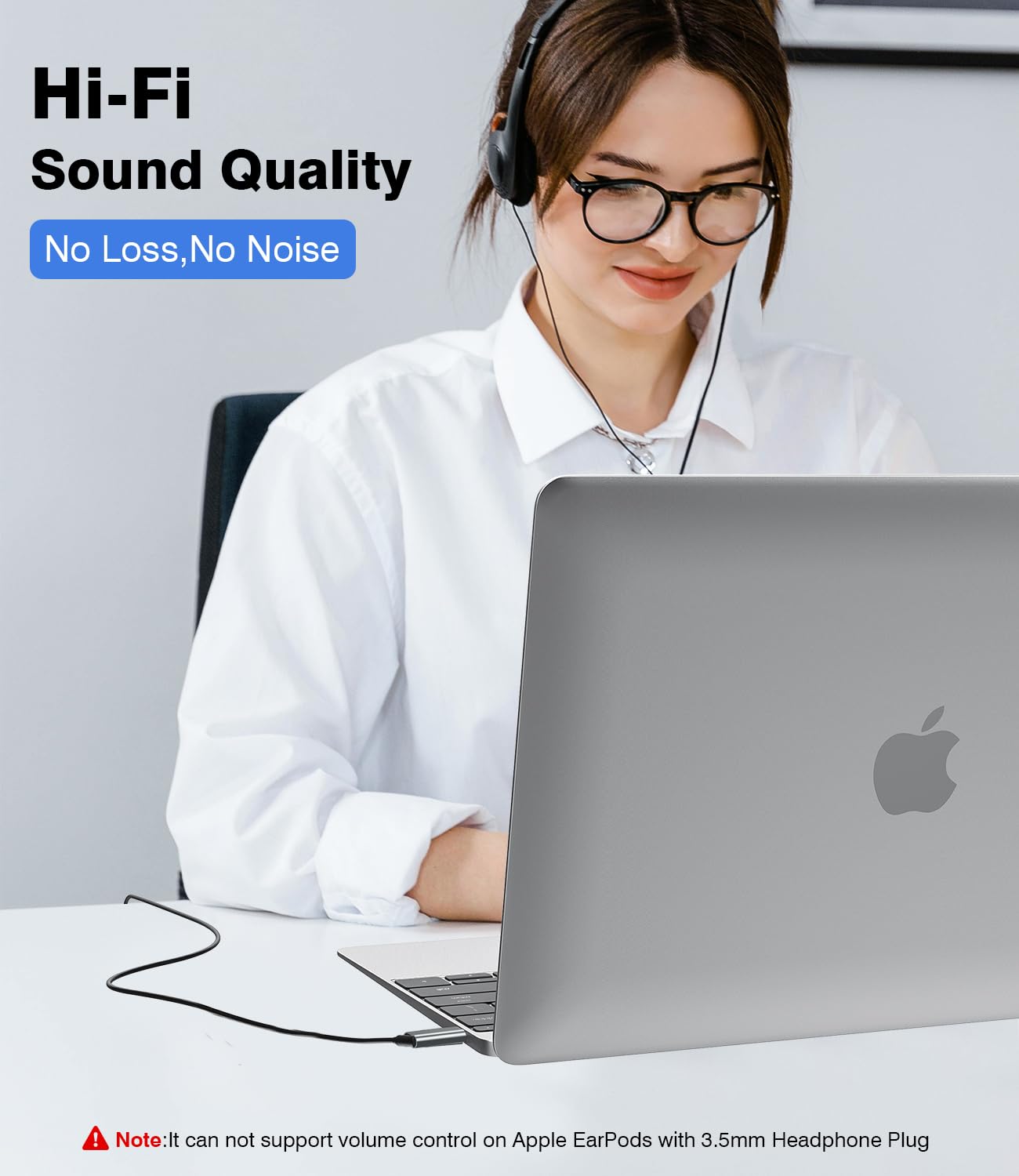 Adattatore USB C a Jack 3.5 mm, Adattatore USB C per iPhone 16 15 Pro Max Plus, USB C a audio Aux per Samsung Galaxy S24 S23 Ultra Note 20, per Huawei P50 P40/Mate 30 20, Pixel 4/3-Grigio ferro