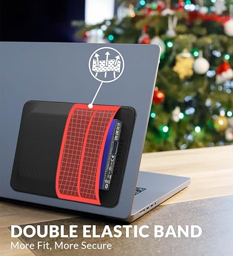 Miniatura 4 de 2 bolsillos Bolsa de viaje para disco duro externo Afterplug para laptop, soporte reutilizable para mouse inalámbricoauricularesHDDSSD externo