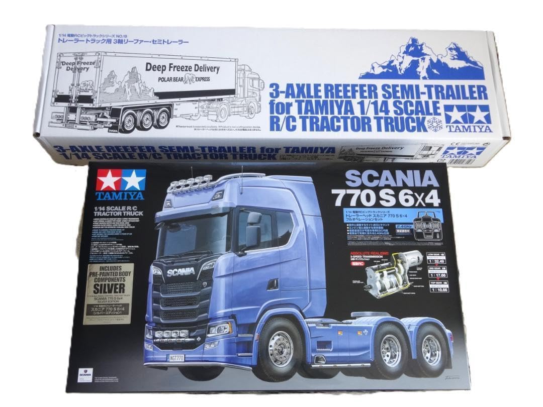 Amazon.co.jp: 京商スカニア 770 S 6x4 (シルバーエディション  