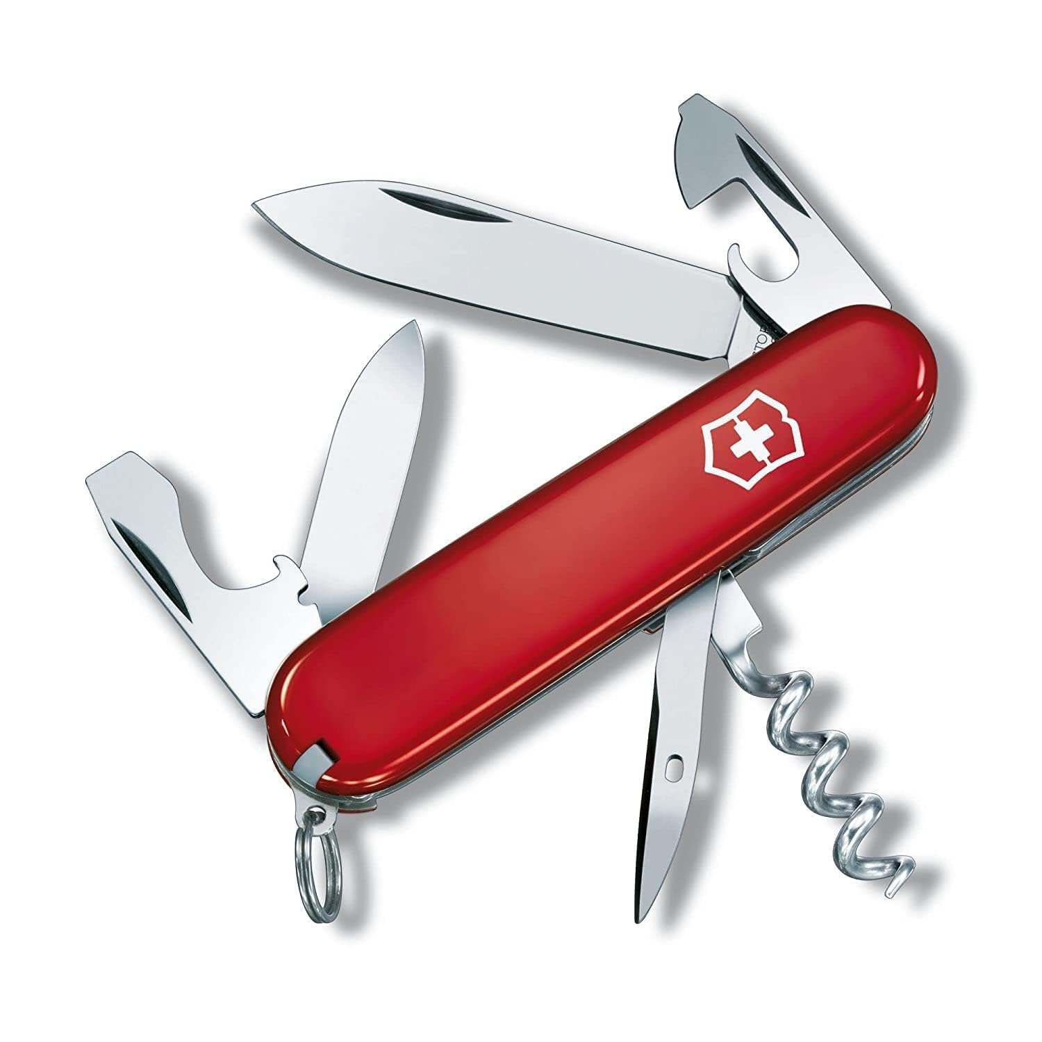 Victorinox Tourist Swiss Army Knife, 12-Function Pocket Knife, Red | swiss army knife | small swiss army knife | small pocket knife for men