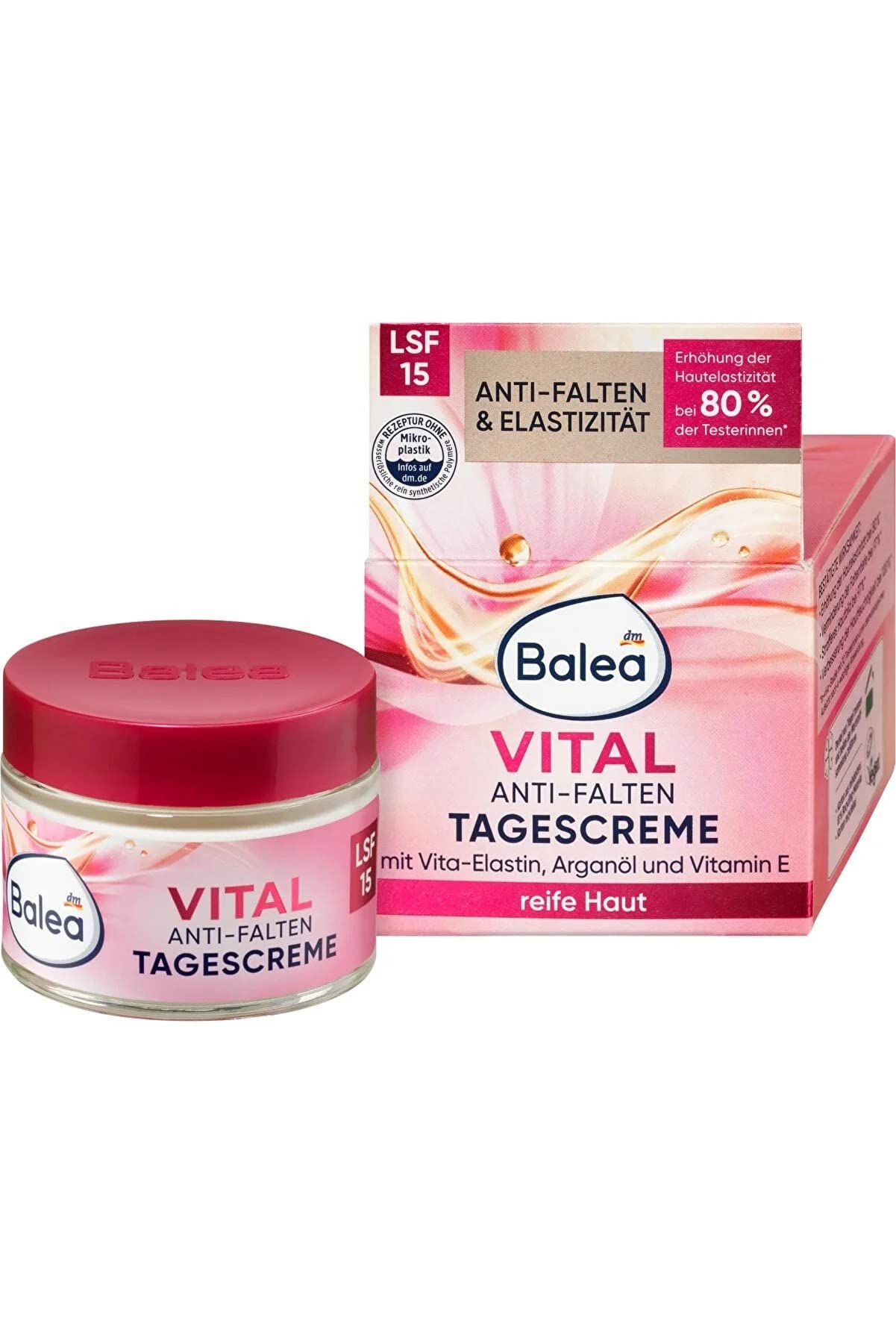 Balea Vital Anti-Wrinkle Day Cream SPF 15, 50 ml - German Product
