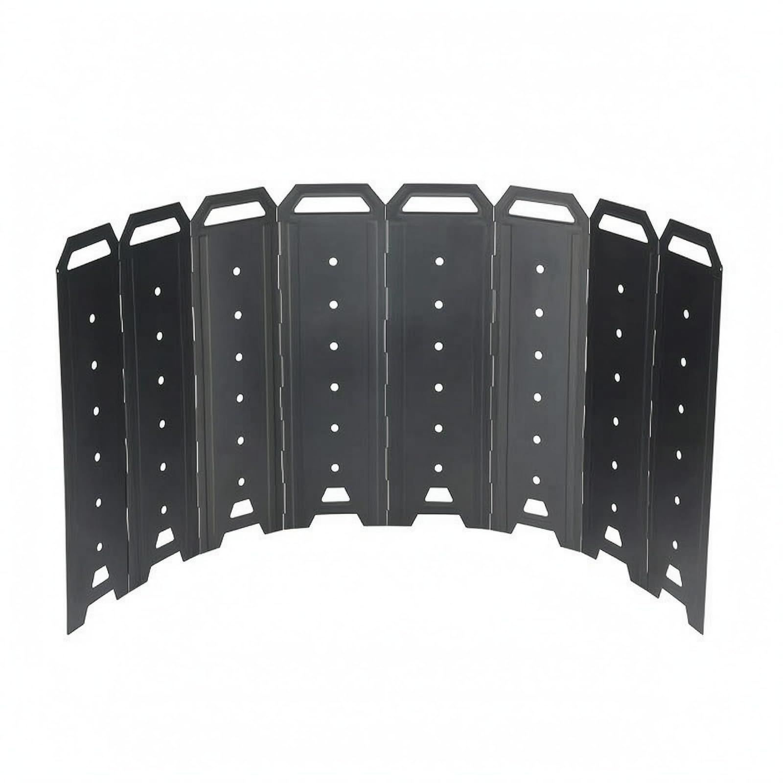 rockible Paravento Braciere Ferro Metallo Resistente Al Calore Schermo Frangivento, Paravento In Ferro Alto 50 Cm