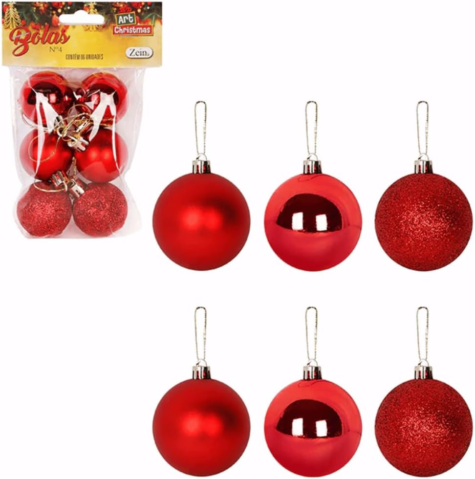 Arvore de Natal Pequena de Mesa Decorada 60cm com Pinheiro Verde Tradicional 50 galhos