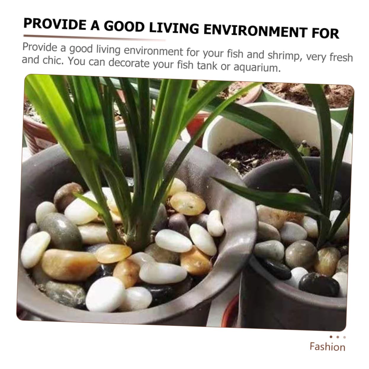 VICASKY Ciottoli Naturali Levigati per Acquario 2 Borse di Ciottoli Decorativi in Pietra per Paesaggistica e Contenitore di Cactus, Materiale Pietra Lucida e Creativa