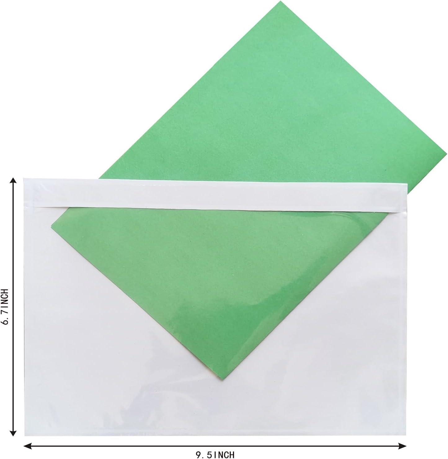 1000 Pcs 9.5"x6.7" Self-Sealing Packing List Envelope Pouches, Clear Adhesive Top Loading Packing Envelopes for Shipping Supply, Mailing Pouch Enclosed Bags Packing Slip & Invoice Labels - Image 4