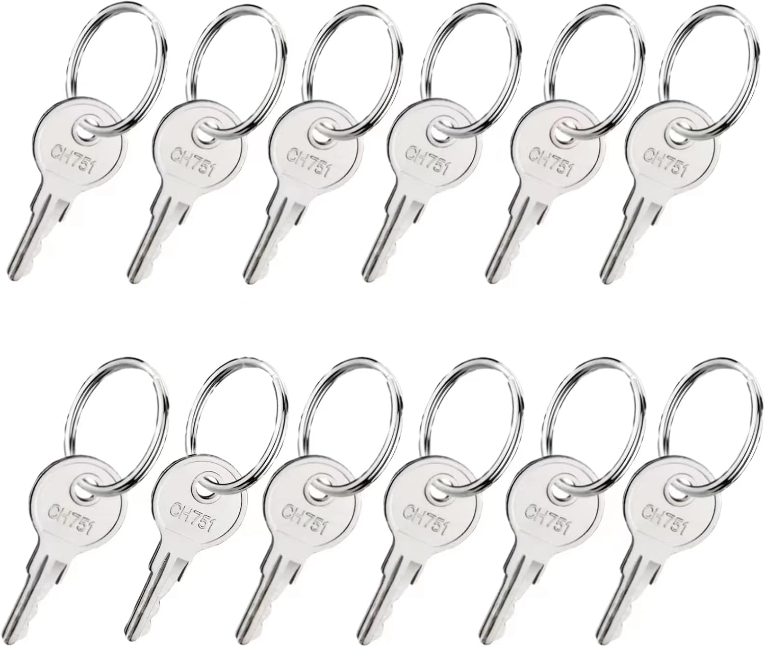 12Pack CH751 RV Keys Universal Controller Door Key