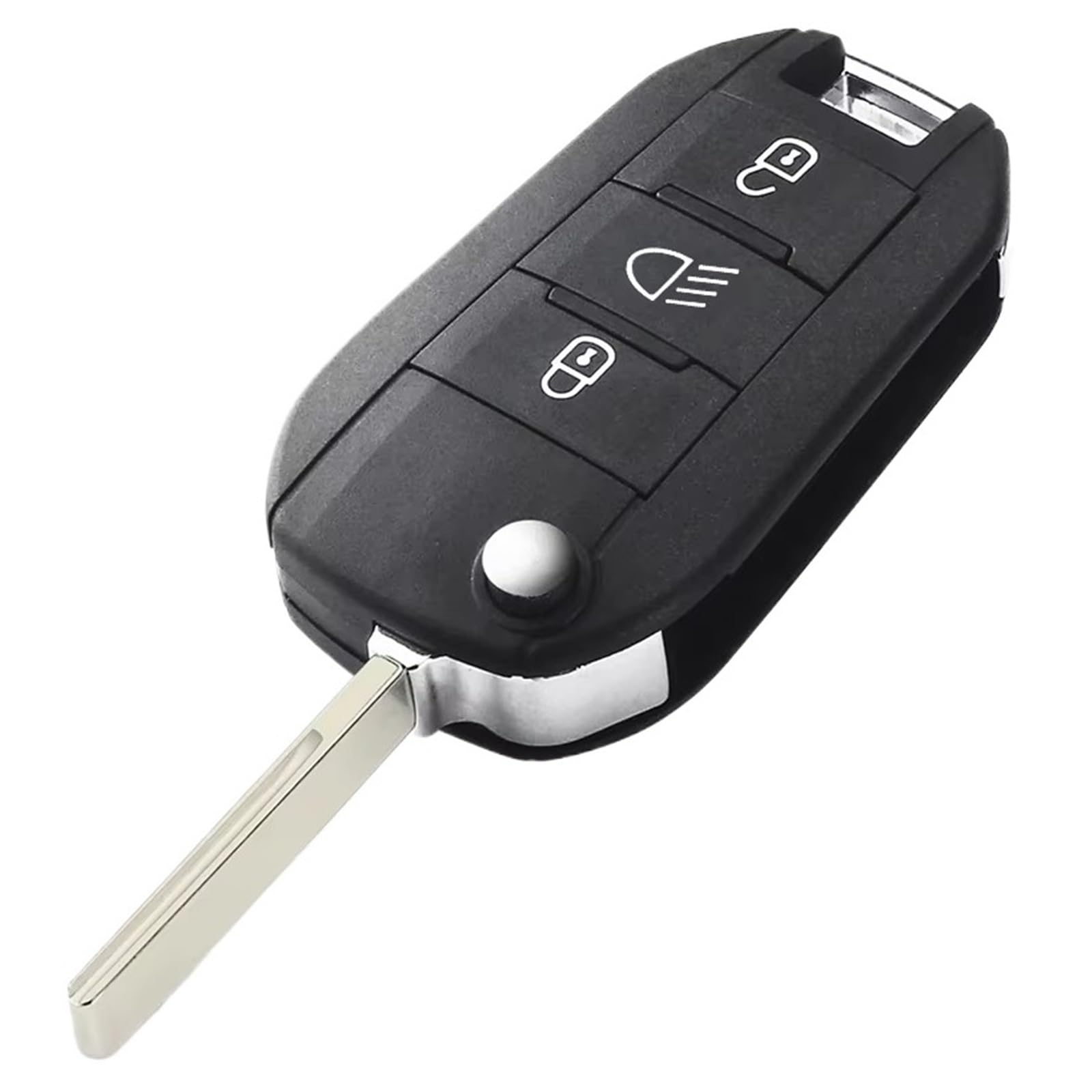 Compatible Con Citroen Para C3 C4 Para Cactus 2012 2013 2014 2015 2016 2017 2018 2019 2 Uds Carcasa De Llave A Distancia Coche Funda Plegable(Model4 HU83)