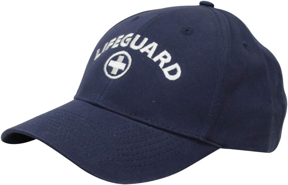 Kemp USA 11" Low Profile Lifeguard and Cross Logo Cap with Embroidery