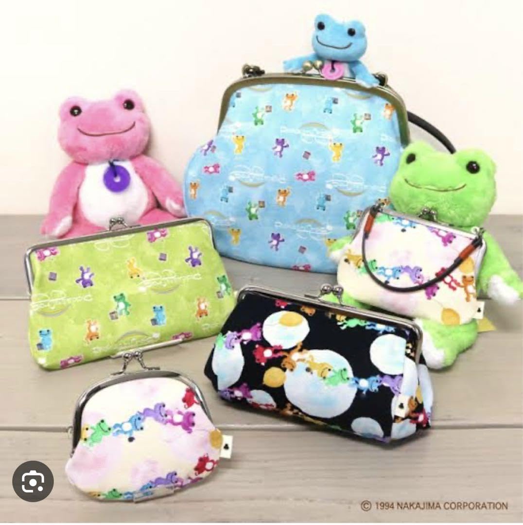 新品■ かえるのピクルス × AYANOKOJI あやの小路  ポシェット Amazon.co.jp: AYANOKOJI がま口 お散歩 ポシェット カエルのピクルス