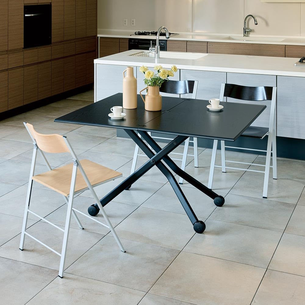 Amazon｜ディノス テーブル 昇降式 リフティングテーブル Lehtes