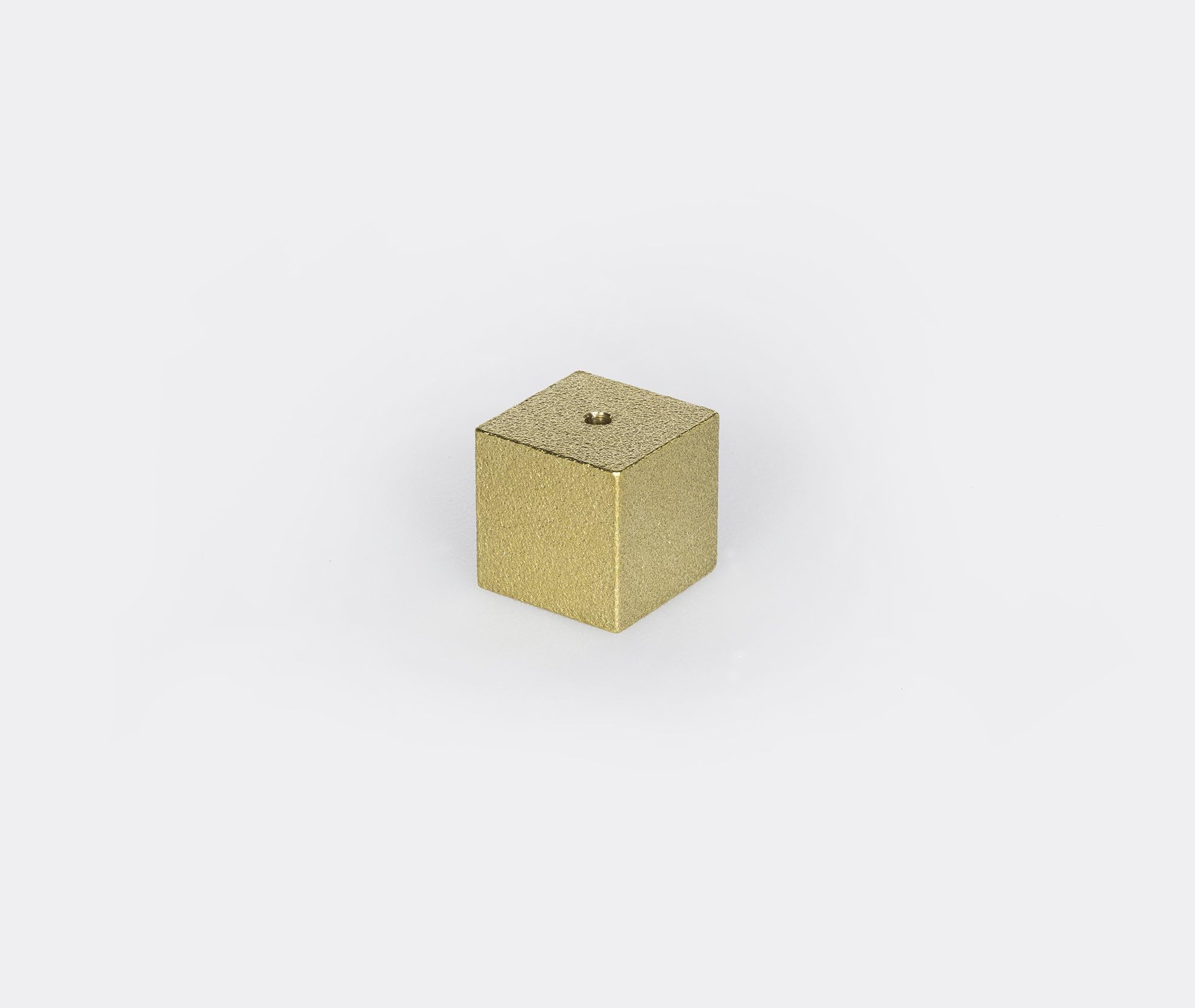 Hakuhodo Sumitani Brass Cube Incense Stick Holder from Japan - Gold