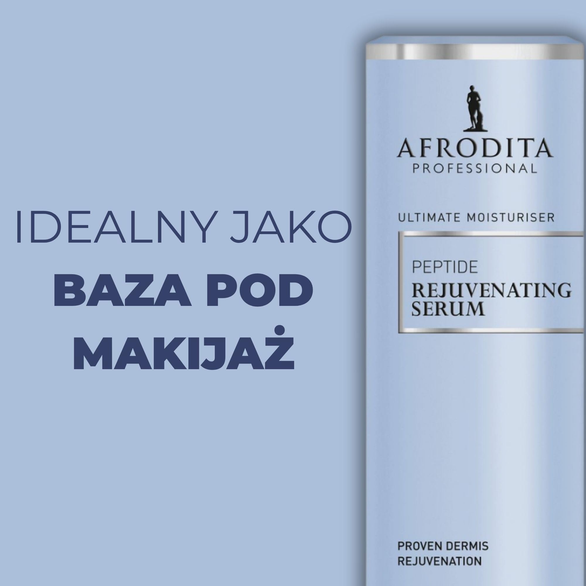 Afrodita Professional Perfect Code Peptyd serum odmładzające, intensywnie nawilżające, przeciwstarzeniowe serum do twarzy z bioaktywnymi peptydami i patchH2O, ujędrniająca pielęgnacja przeciw