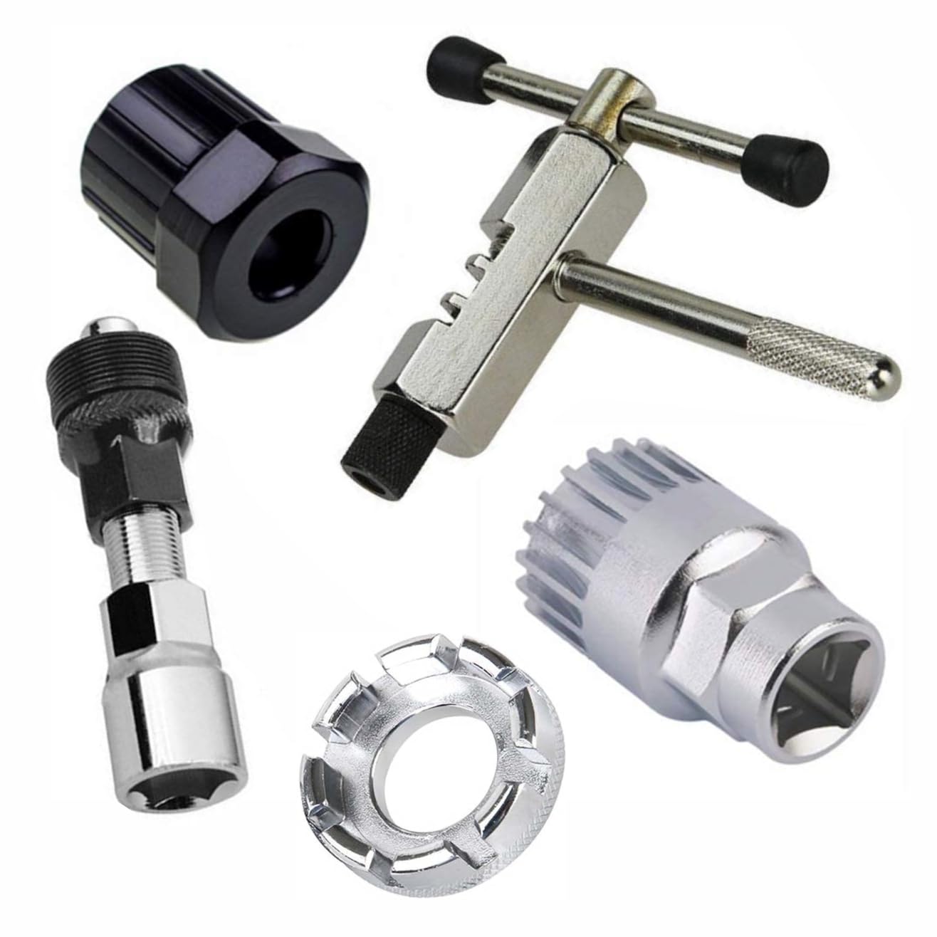 ONBICLE Bicycle Repair Tool Set Chain Cutter Crank Puller BB Tool Sprocket Removal Spoke Nipple Key 5pcs Set Combo (B0DF5C4PH3) Amazon Price History, Amazon Price Tracker