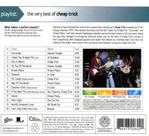 Vista 2 de Playlist The Very Best Of Cheap Trick