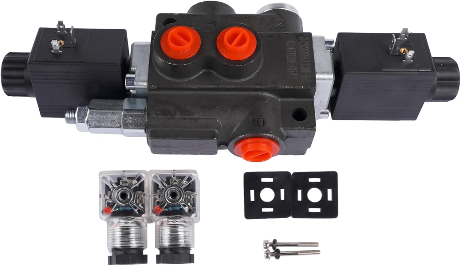 Hydraulic Control Valve Solenoid 12V DC4-Way 3-Position, Double Acting, 13 GPM 3600 PSI, HCV-S1x13 Z50AES312VDCS