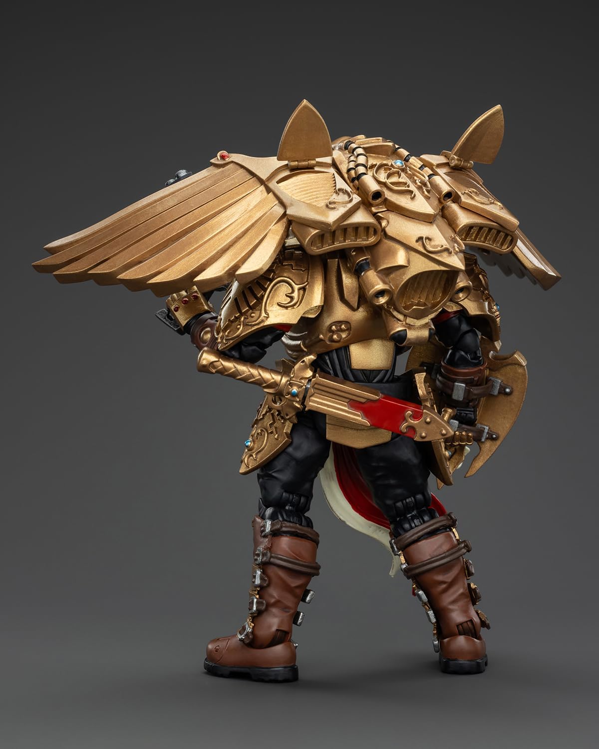 Pipigirl JoyToy Warhammer 40K Genuine License 1:18 Action Figure, Legio Custodes Custodian Venatari Squad Venatari with Kenetic Destroyer 2, 5.35in Action Figures