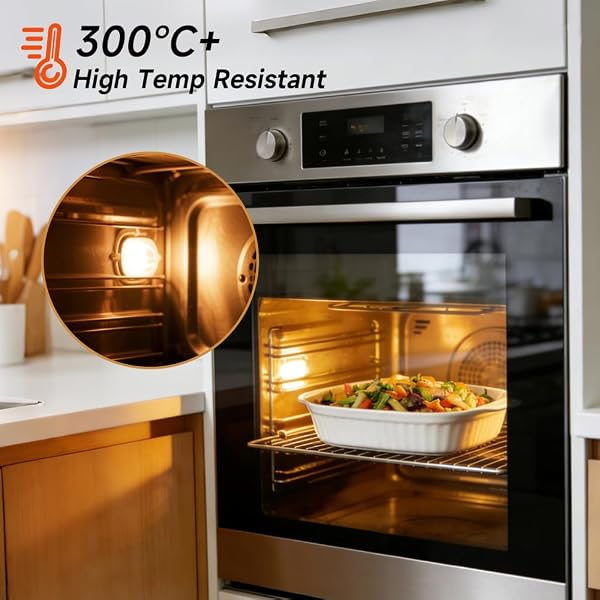 GMY Ampoule de Four 40w 300 Degré G9 Pour Four Whirlpool/Electrolux/Neff/AEG/Bosch Halogène 230V Blanc Oven Chaud Résistante à 2 Pièces - 4