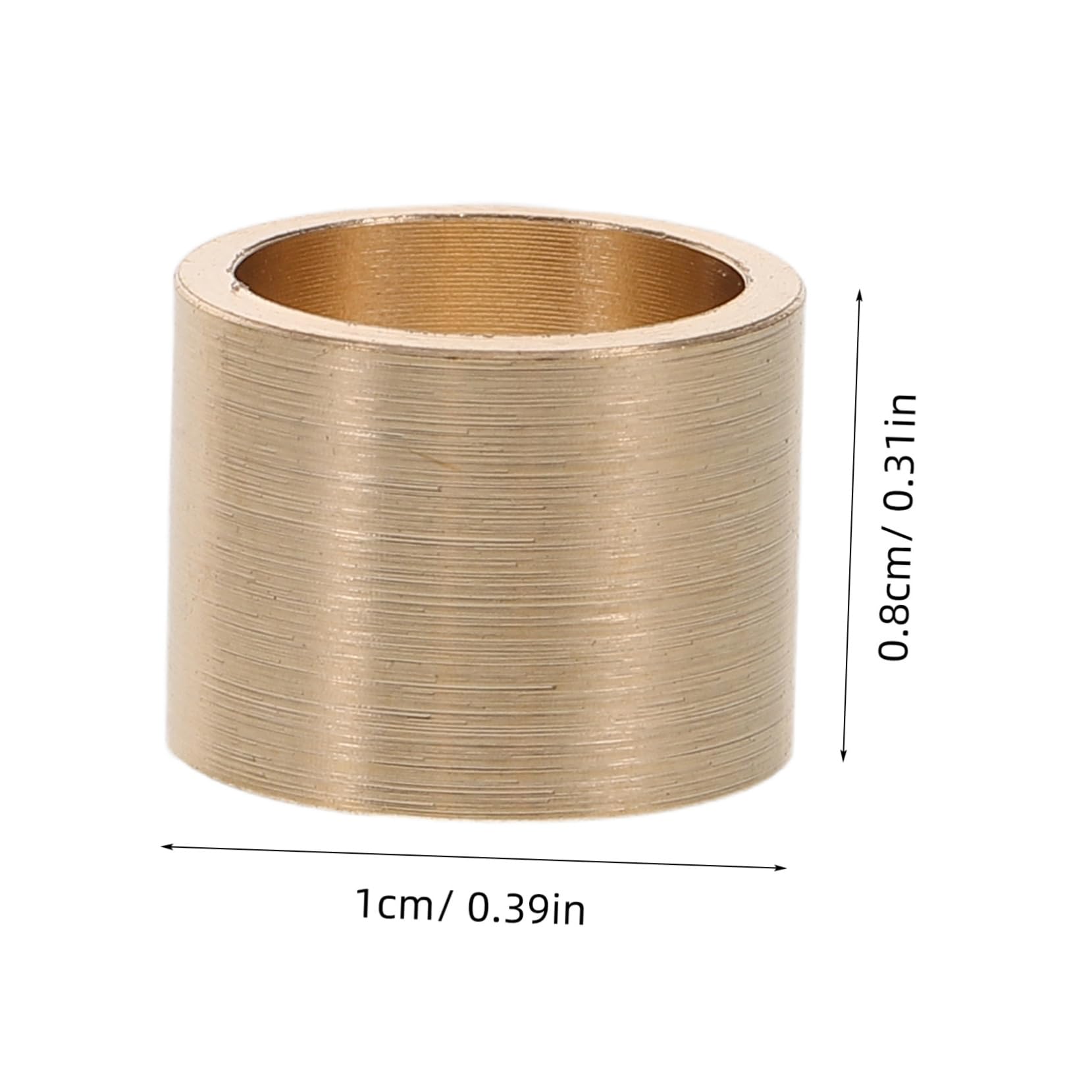 Mikikit 10Pcs Copper Ferrules for Billiards User Friendly Maintenance Tool for Snooker Cues Enhances Accuracy and Stability