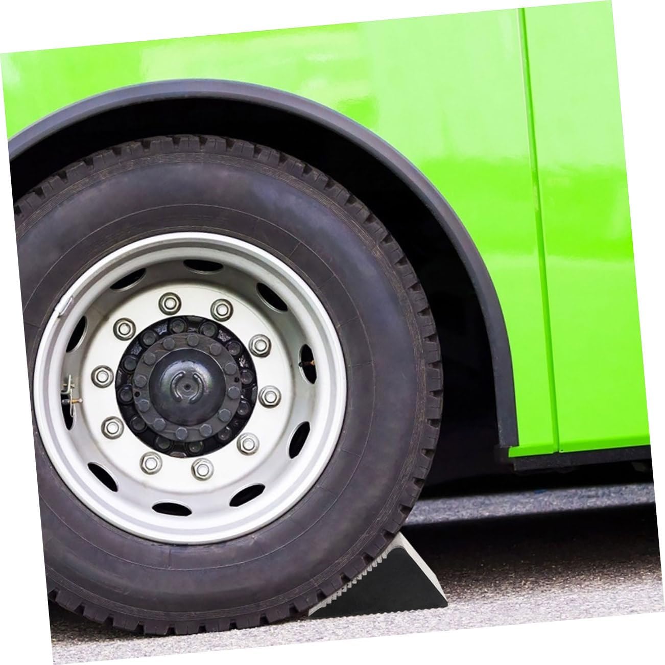 FOMIYES 3pcs Campervan Wheel Chocks Tire Chocks Rubber Wheel Safety for Car Truck Rv