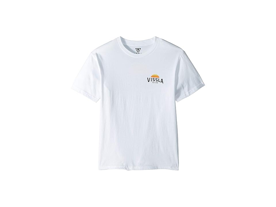 

VISSLA Kids Alba T-Shirt Top (Big Kids) (White) Boy's T Shirt