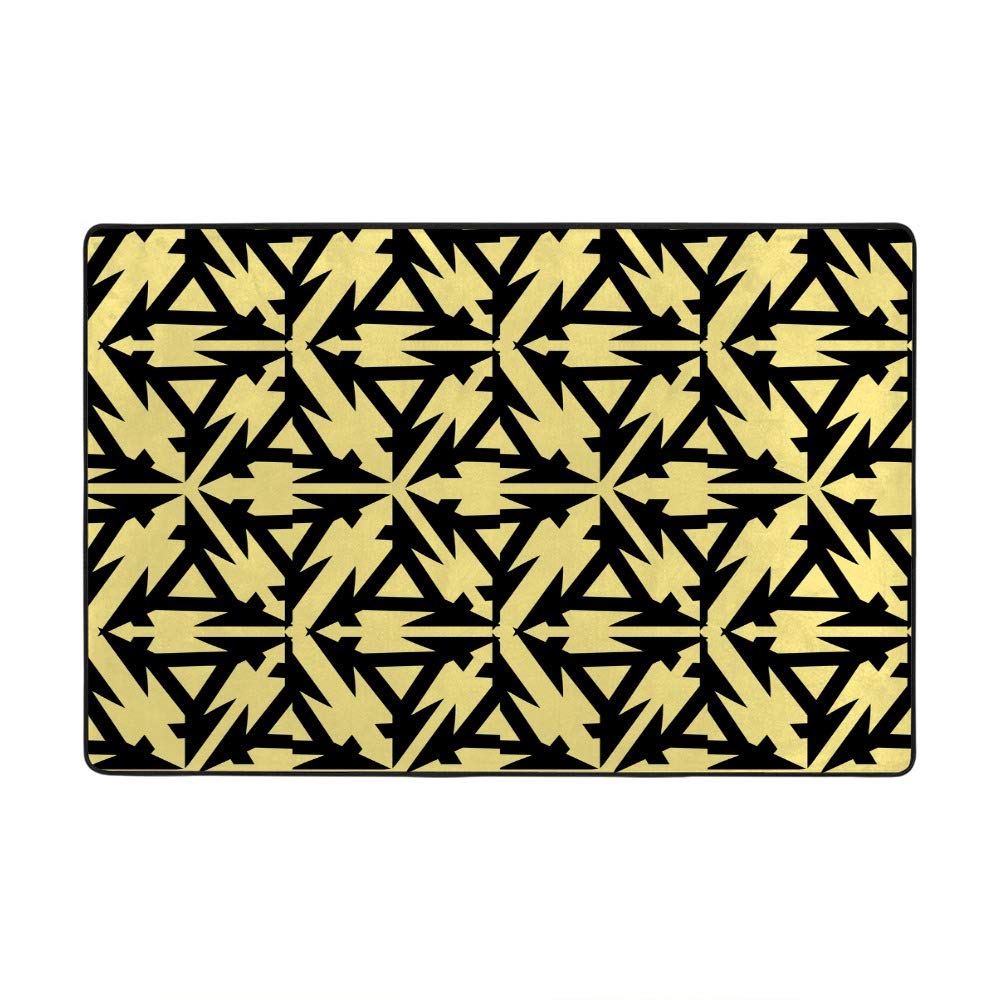 Tapis de maison en polyester 80X58Inch CHEHONG à motif fantôme moderne