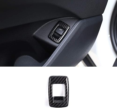 YIWANG fibra de carbono interior puerta trasera interruptor marco botón cubierta para BMW X1 F48 2016-2019, para BMW X2 F47 Auto Accesorios disponible en Yaxa Venezuela
