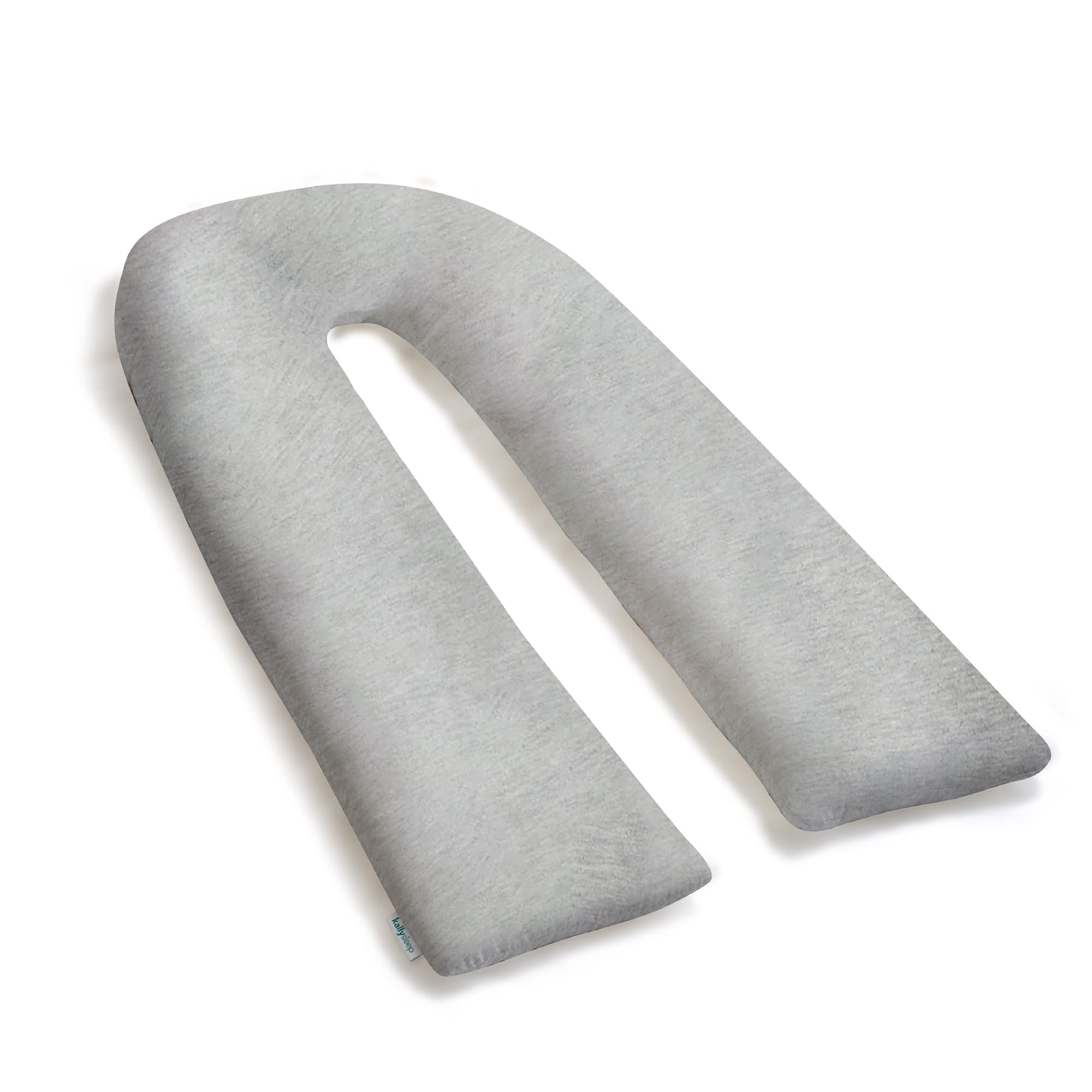 Kally Sleep Grey Kally U-Shaped Pregnancy Pillow - Best U Shaped Pillow For Pregnancy/Maternity - Includes Replaceable & Washable Cover - 150 X 35Cm