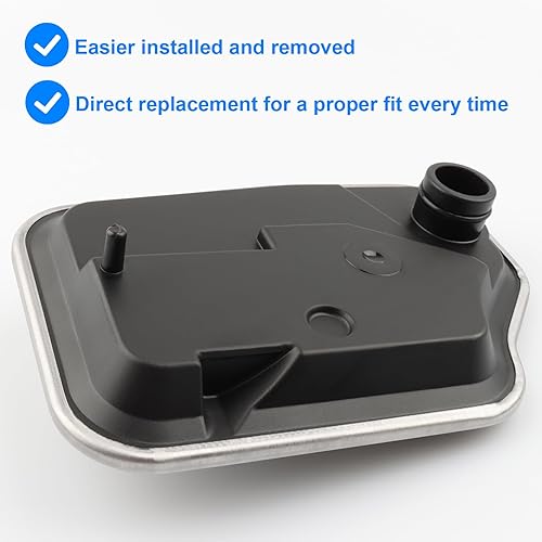 Miniatura 4 de Kit de filtro de transmisión automática, repuesto 58617 compatible con Ford Mazda 4F27E - Focus 2000-2016, Mazda 3 2004-20012, Mazda 5 2006-2010,