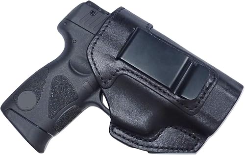 Tactical Scorpion Gear Full Grain Leather IWB Ocultar Carry Gun Holster para Taurus Millennium G2 PT111 PT132 PT138 PT140 PT145 PT745 G2c